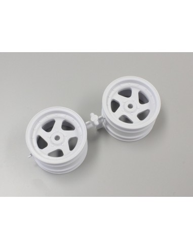 LLANTAS 5B 43MM (2) OPTIMA - BLANCA