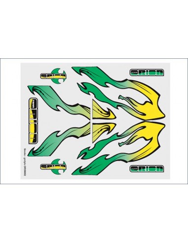 Internal Graphics set Smoke Green/yellow