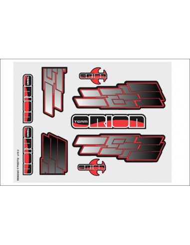 Internal Graphics set F-N-F red/black