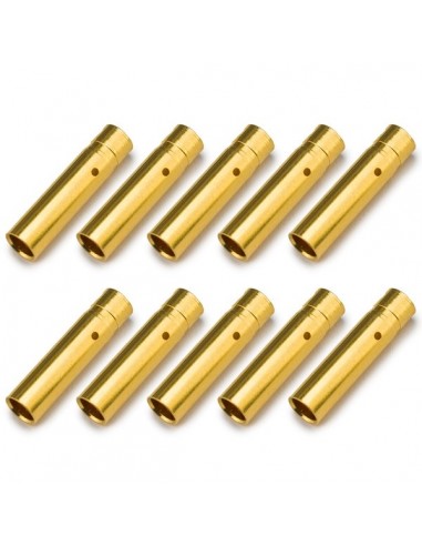 Conector oro PK 4mm hembra (10 unidades)
