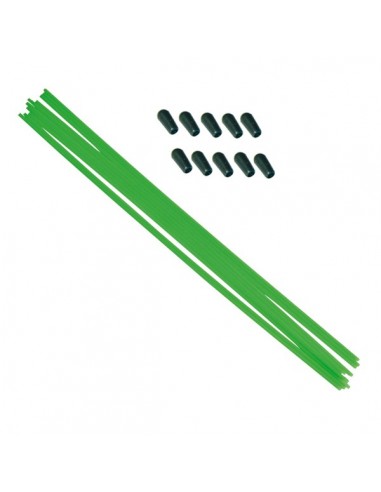 Antena verde con capuchón (10 pcs)