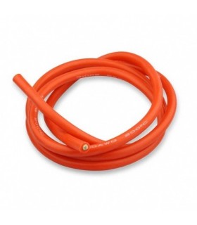 Cable silicona rojo 14 AWG 1m.