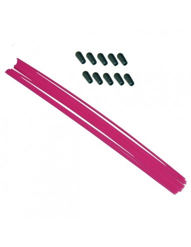 Antena rosa con capuchón (10 pcs)