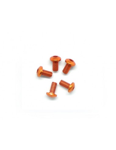 ALU SCREW ALLEN ROUNDHEAD M3X6 ORANGE...