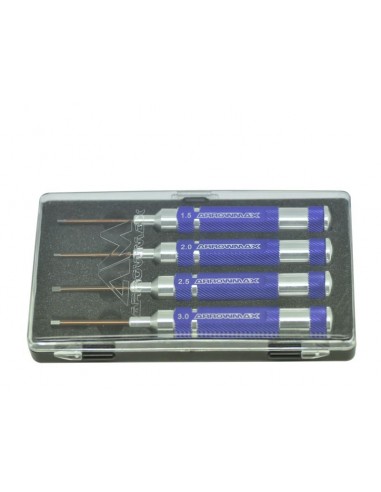 MINI TOOL SET 4 PIECES WITH PLASTIC CASE