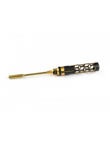 NUT DRIVER 4.5 X 100MM BLACK GOLDEN