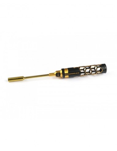 NUT DRIVER 5.0 X 100MM BLACK GOLDEN