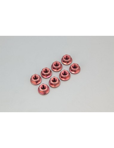 TUERCAS ESPALDONES M4X4.5 RED (8)