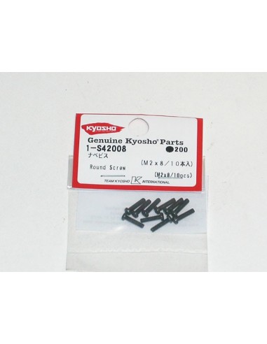 TORNILLOS METAL M2X8MM (10) CABEZA...